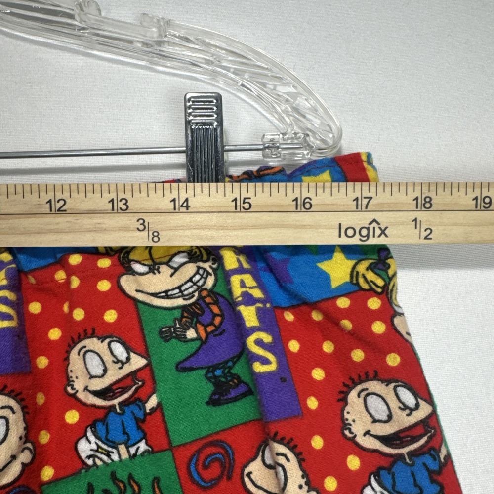 VTG Rugrats Lounge Pajama Pants Sz Medium Set drawstring's See Measurements - Picture 8 of 10